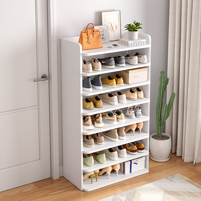 Internet celebridad zapato estante hueco puerta pequeña estrecha capas simple hogar almacenamiento artefacto ahorro de espacio casa alquiler gabinete de zapatos