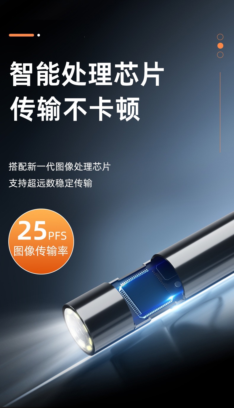 Endoscope Camera, 4.3 Inch Screen, HD, Automotive Inspection Tool