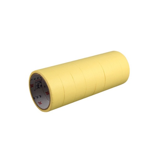 High temperature resistant masking tape without leaving glue masking paper plain diatom mud spray tape color separation paper yellow art