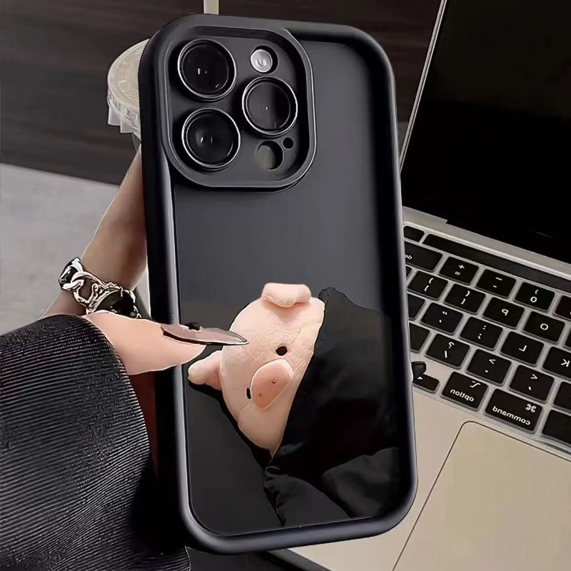 Pareja linda aplicable iphone16pro funda para teléfono móvil Apple 15 anti-caída 14 dibujos animados 13promax nuevo 12x