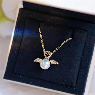 New Product Welfare Freshwater Pearl Pendant Exquisite Fashion Strong Light Natural Freshwater Pearl Necklace Wholesale
