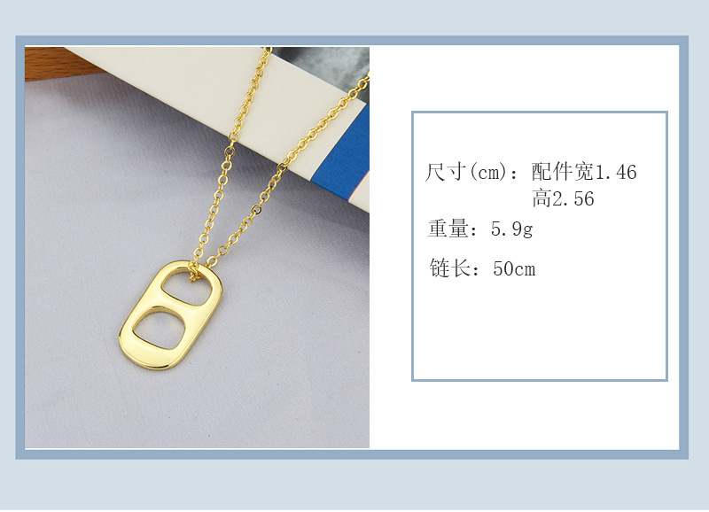 new combination copper necklace fashion imitation pull ring butterfly clavicle chain