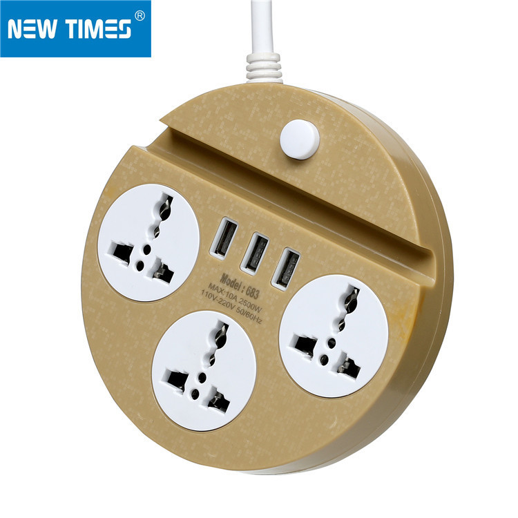 Comercio exterior enchufe británico enchufe europeo enchufe de cableado USB NEW TIMES SOCKET comercio exterior enchufe