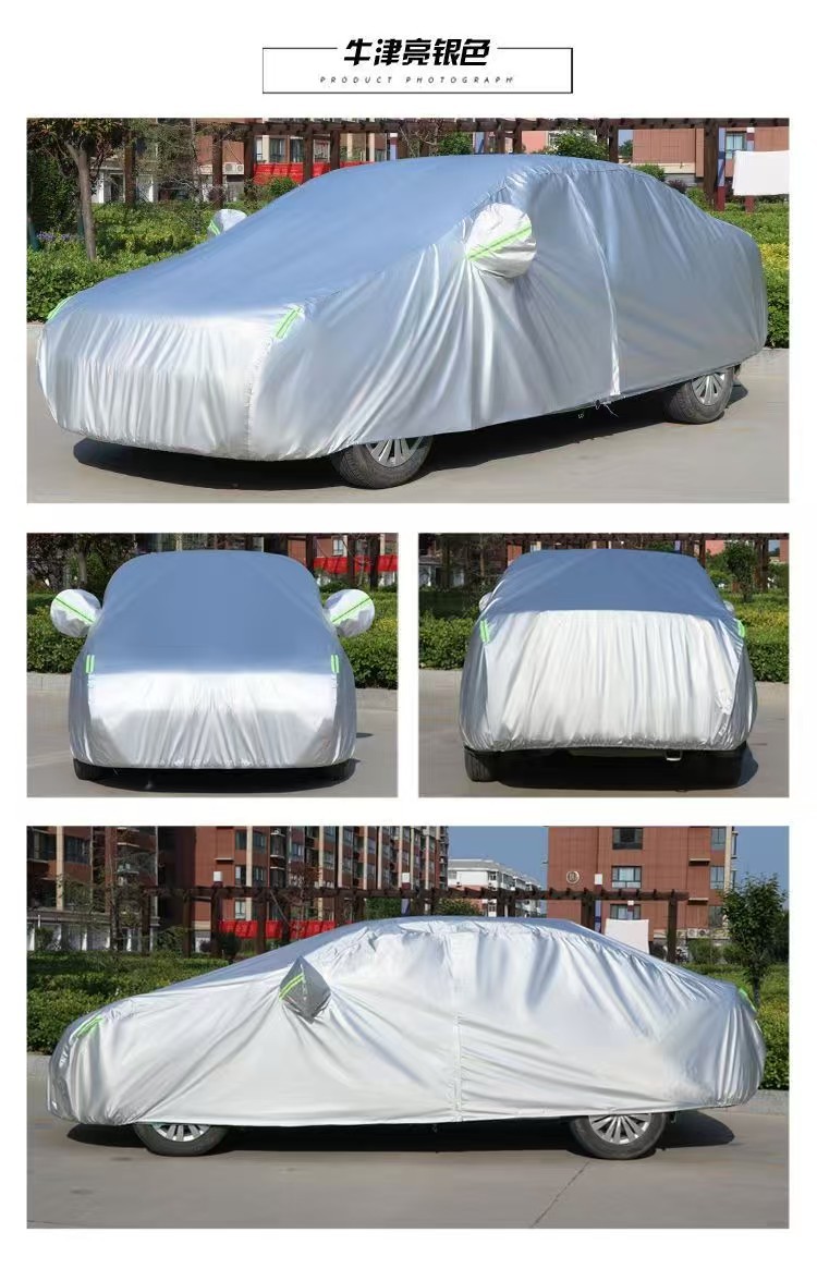 Thickened Car Cover, Sunshade, Heat Insulation, Sun Protection, Rainproof, Waterproof, Universal Full Cover Car Cover for Sedans and Suvs