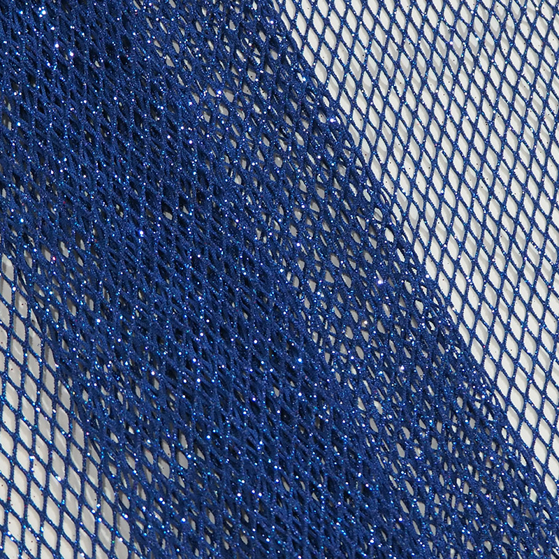 Inventario estampado diamante multicolor elástico gran rejilla polvo brillante tela de malla de ropa de mujer tela de malla de ropa infantil