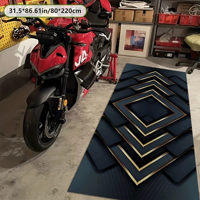 Avtomobil döşəmə paspasları — locomotive dirt-resistant and dust-proof protective mat - motorcycle-mat-7-40120cm