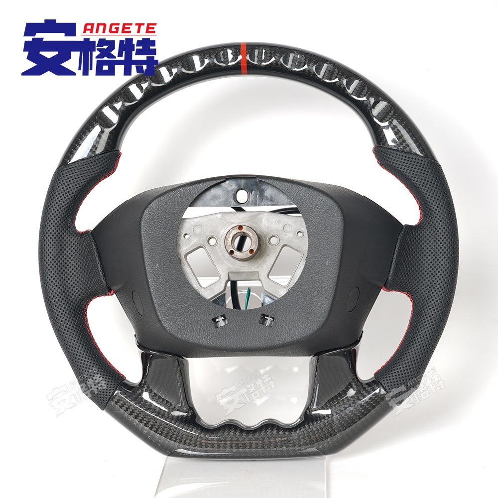 Suitable for Nissan Patrol Y62 Infiniti Qx56 Qx80 Carbon Fiber Modified Sports Car Steering Wheel