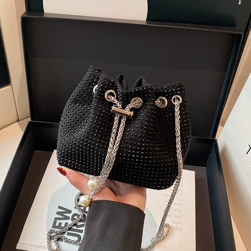 Сумка-падушка из искусственной кожи Linuo Kangaroo PU Bucket Bag — летняя просторная сумка через плечо, односторонняя, 15x8x14 см, 0.3 кг, цепочка через плечо