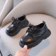 Boys Leather Shoes 2025 New Children's Foreign Trade Leather Shoes Single-layer Shoes Solid Color Casual Small Leather Shoes British Style Fashion Children's Shoes