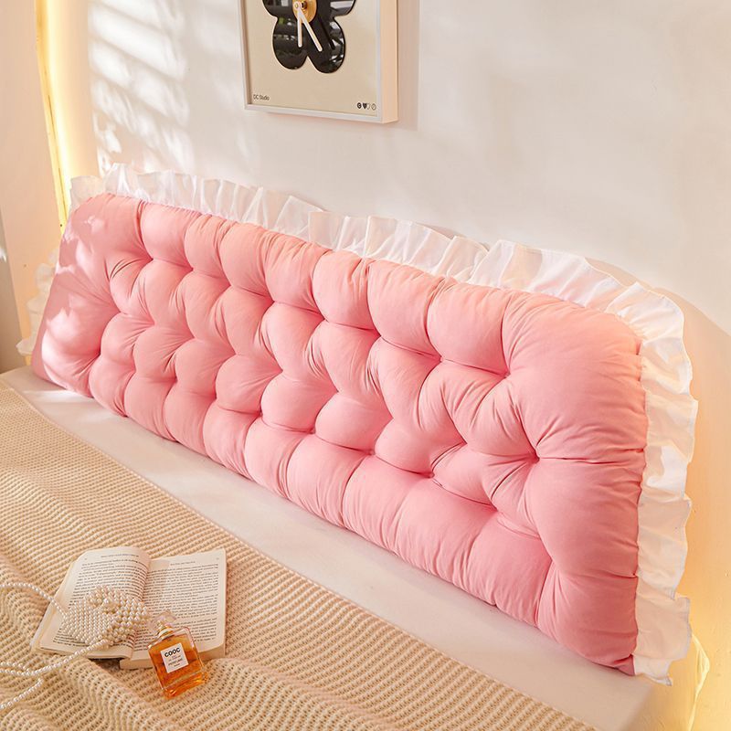 Cojines de cabecera, almohada de cama blanda, dormitorio para leer, almohada de respaldo grande para proteger la cintura de las niñas.