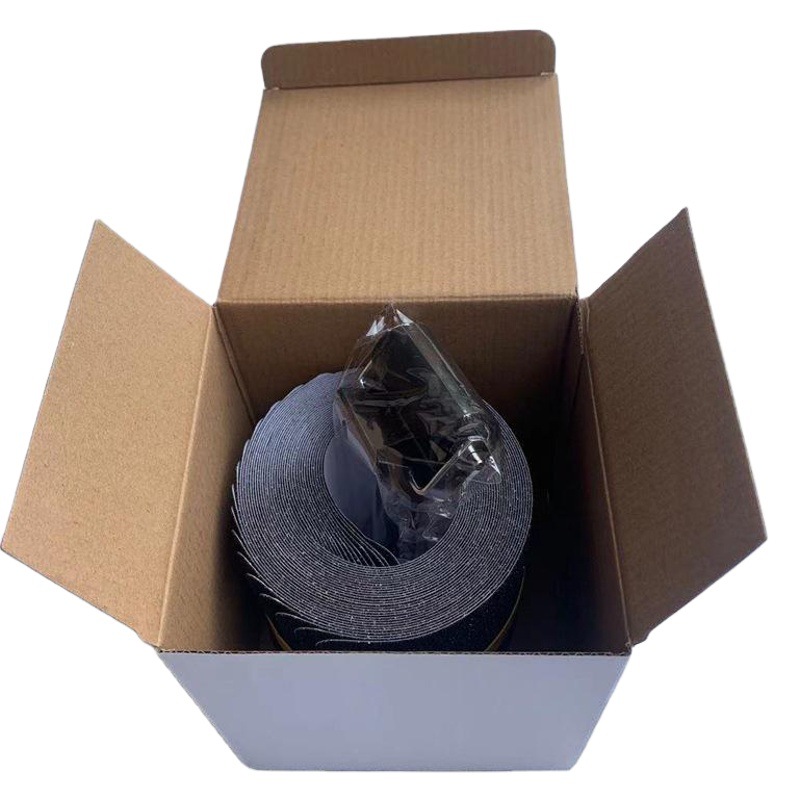 Transfronterizo PVC negro esmerilado antideslizante cinta tierra antideslizante resistente al desgaste hoja 15cm * 60cm escalera antideslizante pegatina