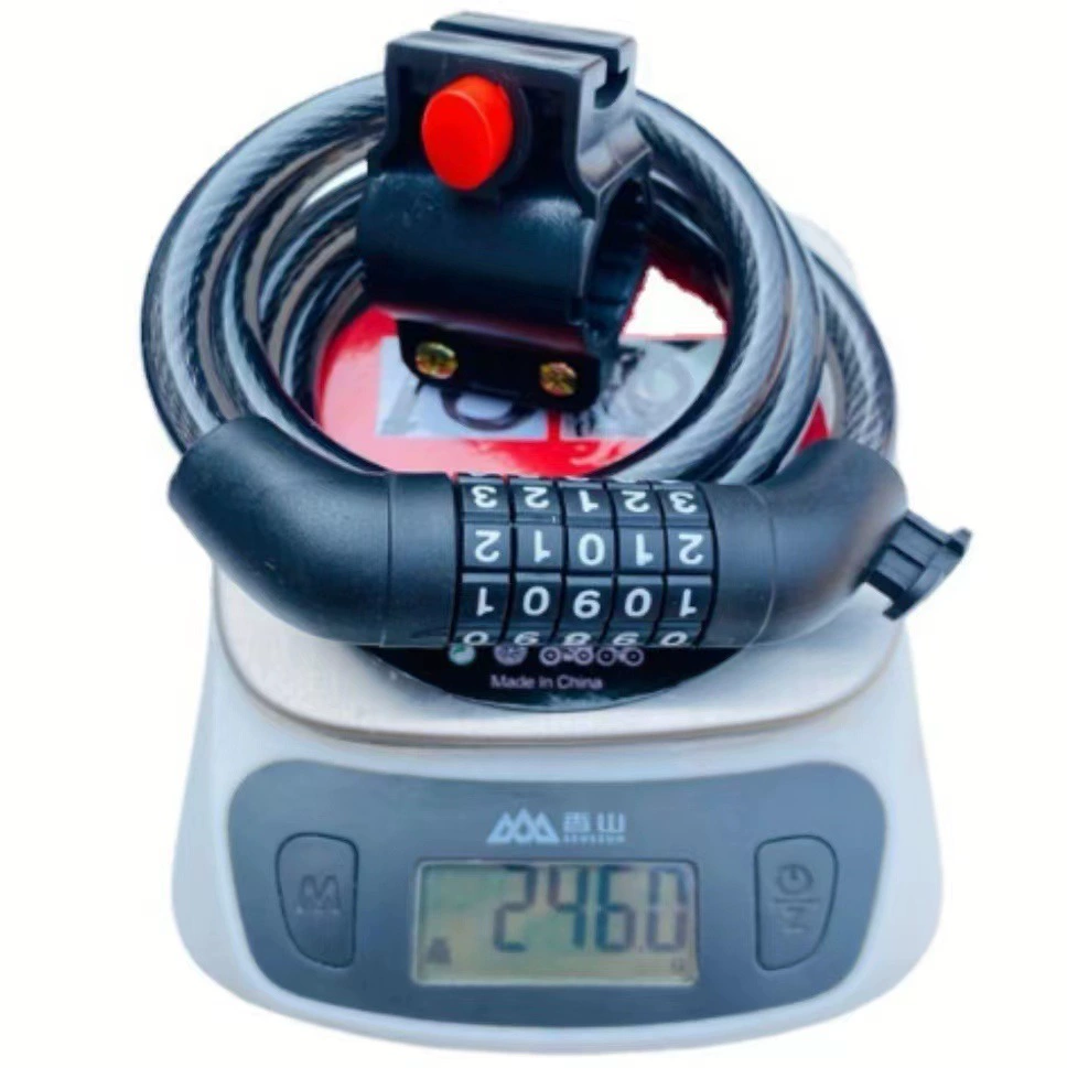 Герой герой горный велосипед пятизначный кодовый замок велосипедный замок проволочный цепной замок аксессуары для оборудования для верховой езды