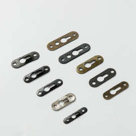 厂家制作铁相框背挂扣相框挂钩 五金暗挂钩双孔挂钩画框暗扣批发