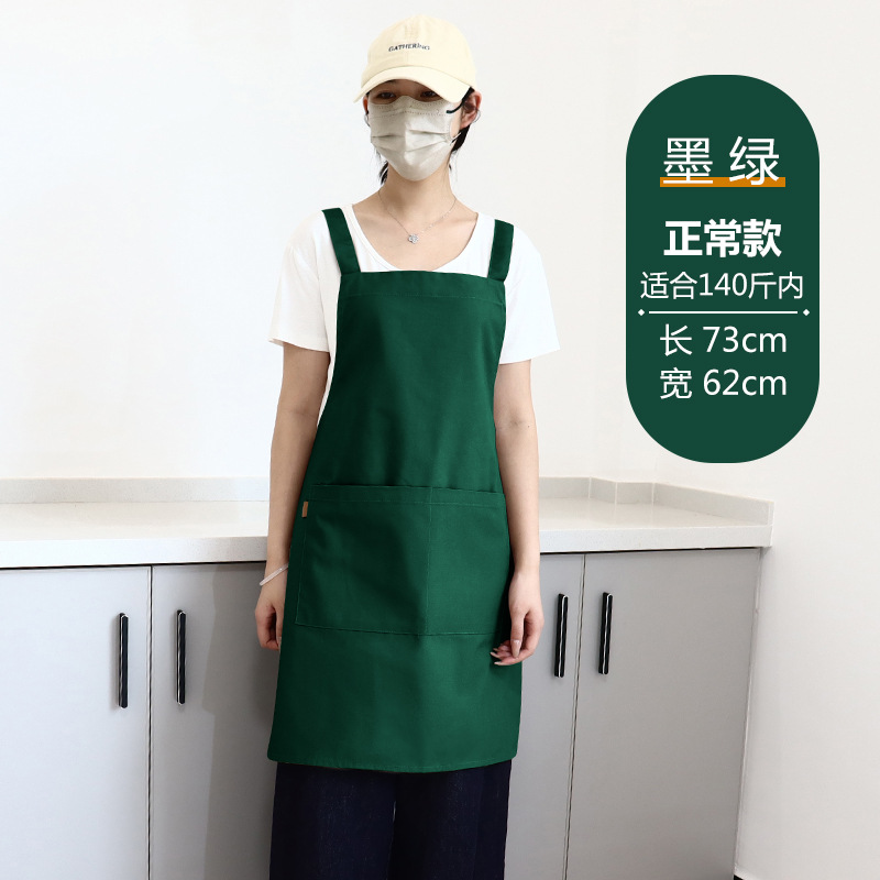 Transfronterizos Amazon publicidad delantal de lona logo personalizado cocina ropa de trabajo de cocina casa delantal impermeable al por mayor