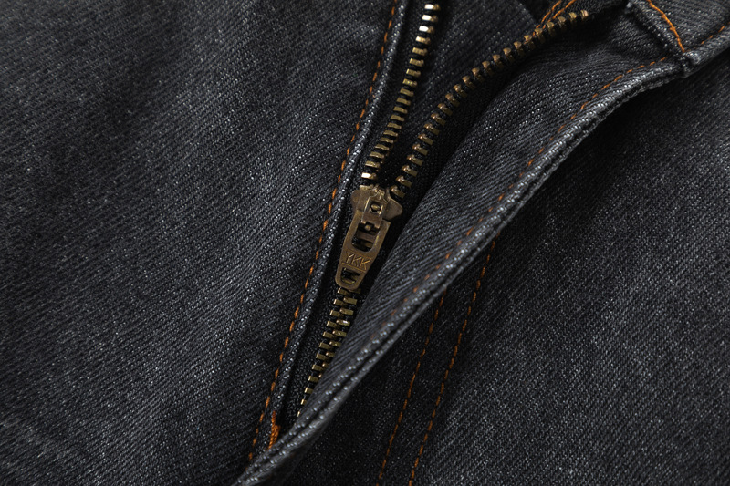 Men's Clothing retro multi-strand split jeans men's ins Fashion brand casual loose wide-leg trousers_voghion.com