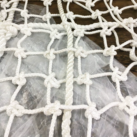 Оптовая продажа от производителя, белая защитная сетка/защитная сетка/нейлоновая сетка/сетка против падения/коротный забор с капюшоном