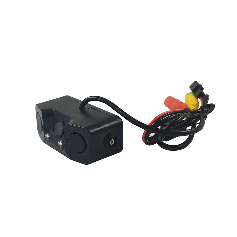 Reversing Radar Camera Three-In-One with Built-In Speaker Car Led Parking System Rearview Mirror Car Camera