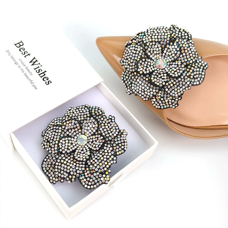 Стразы-цветы для обуви, самоклеящиеся, для рукоделия, для свадебной обуви, декоративные, блестящие, для одежды, аксессуары для свадебной обуви