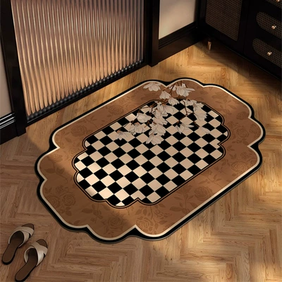 Ayaqaltılar (Kovriklər) — Quick-drying Non-slip Foot Mat - 4060cm-water-absorbs-water-instantly-and-dries-immediately-after-your-feet-classical-branch-diatom-mud-special-shaped-floor-mat