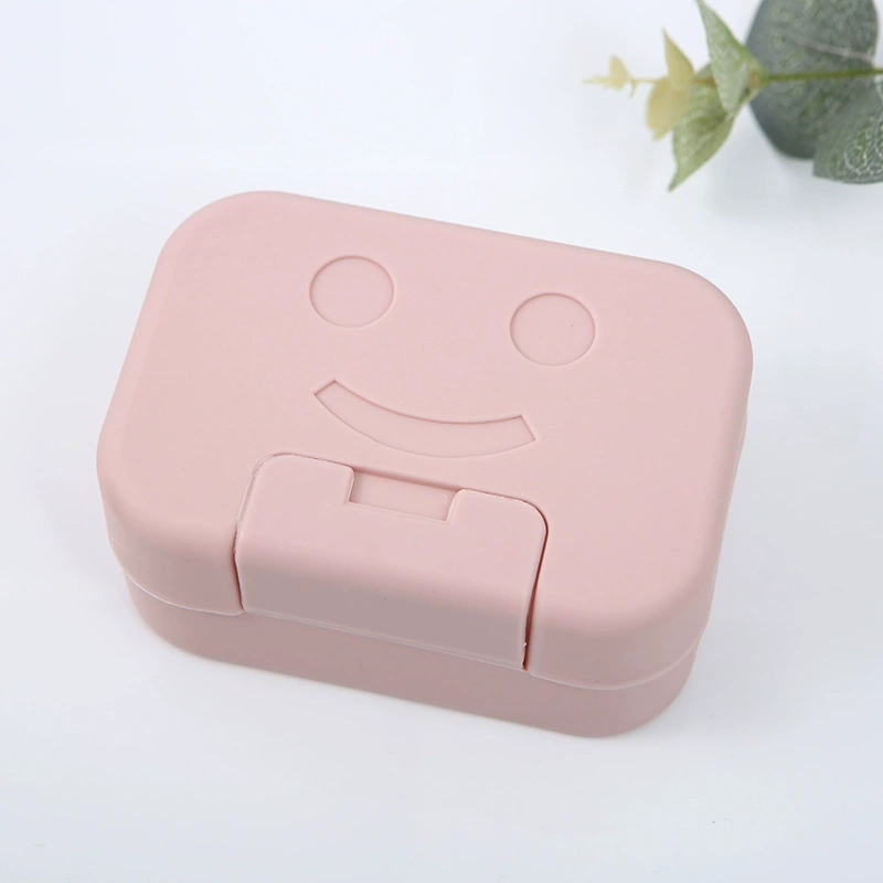 Creative cute soap holder for traveling, buckle, storage system