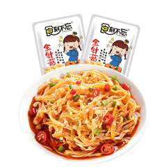 Foodie Moments Never Forget Enoki Mushroom 24g*20 Pouch Box Spicy Side Dish Office Leisure Snack Ready-to-Eat Snack