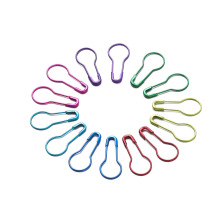 9.5mm彩色烤漆葫芦别针铁质U型扣针钩针diy服饰吊牌辅助配件饰品