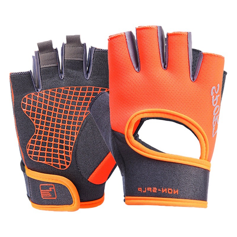Fitness Half-Finger Gloves New Style Men's and Women's Weightlifting Yoga Outdoor Training Sports Wear-Resistant Non-Slip Cycling Gloves Wholesale