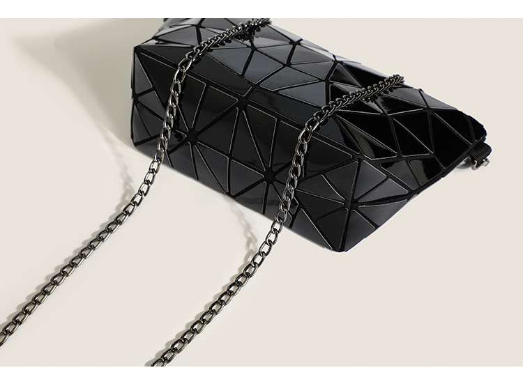 Japanska ženska torba istog stila, nova geometrijska dijamantna mrežasta sklopiva torba za jesen/zimu, moderna, jednostruka_voghion.com