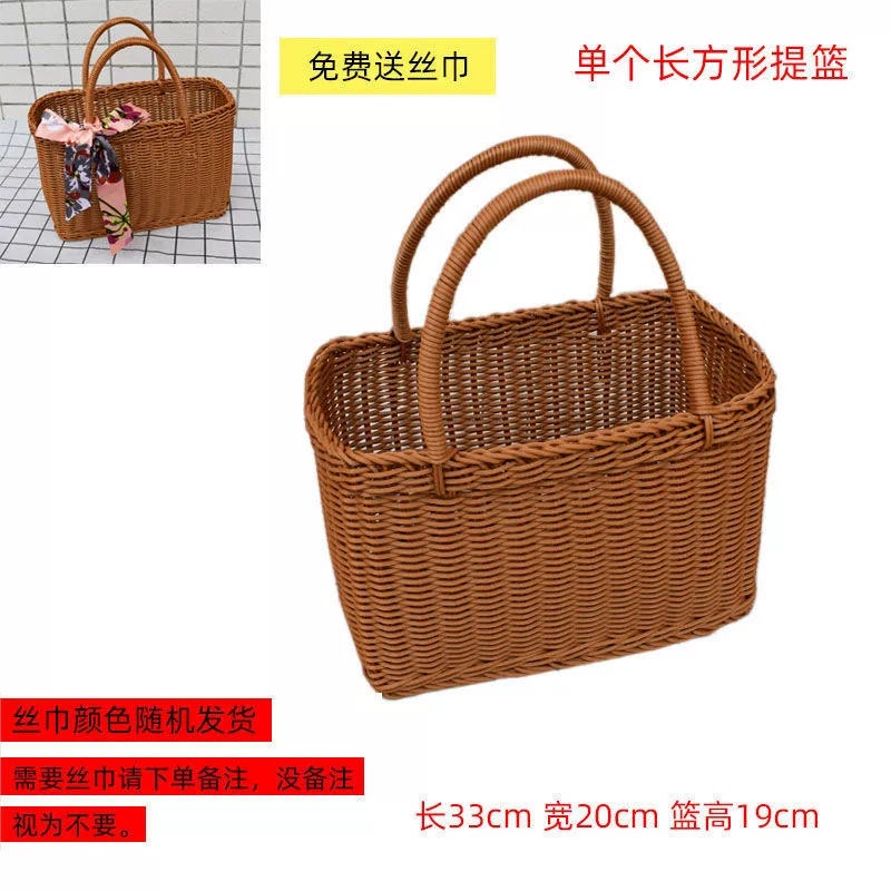 Handheld storage basket, woven storage system, pack, Birthday gift
