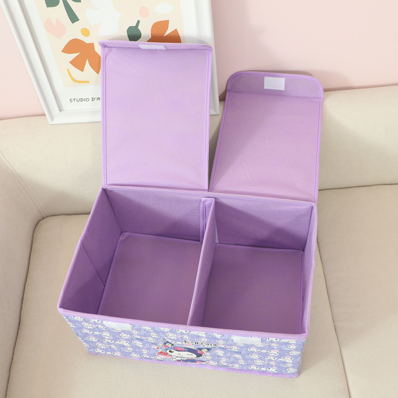 ダブルカバー美楽クロミ分格収納寮タンス下着整理ケース折りたたみスナック収納ケース|undefined