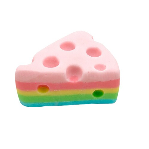 Rainbow soap cheese archaeological treasure blind box children's handmade soap little girl diy bracelet jewelry toy