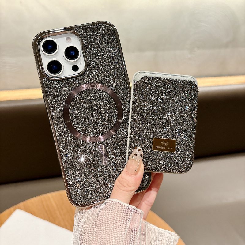 豪華な磁気吸水ドリルの高級感はiphone16 promaxメッキカードに適用されます。|undefined