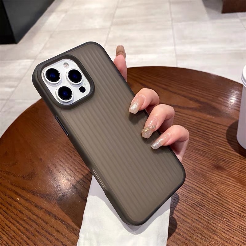 琥珀色の波型磁気吸着式iPhone17promax用スマホケース、凹凸感のある光格子保護カバー、Apple15対応|undefined