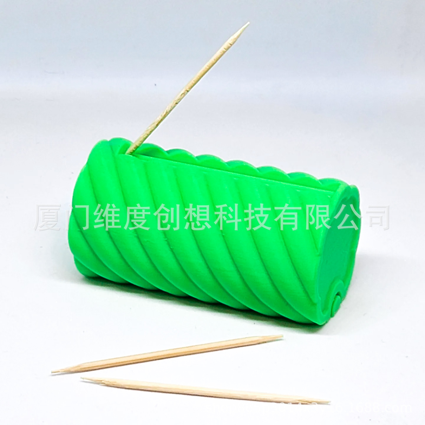 Nuevos productos transfronterizos de impresión 3D caja de palillos de dientes ligera de lujo casera personalidad creativa de alto grado palillos de dientes barril de palillos de dientes