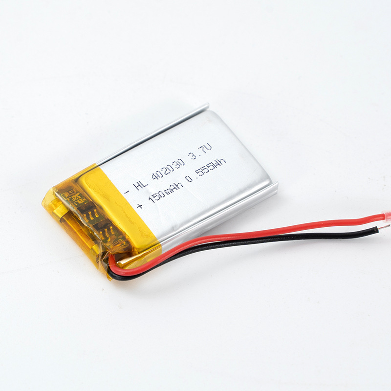 402030-150mAh ポリマー充電コンパートメント リチウム電池 UN38.3 認証サムランプ リチウム電池在庫あり|undefined