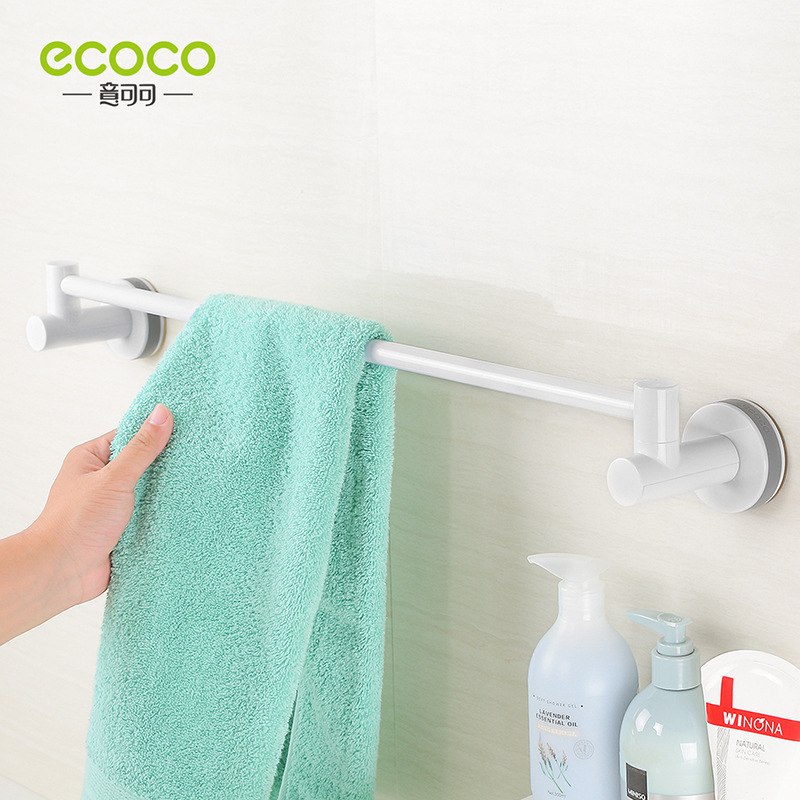Sola barra toallero ponche libre de baño Baño ventosa toallero Barra de toalla Nordic simple creativo rack de almacenamiento image 3