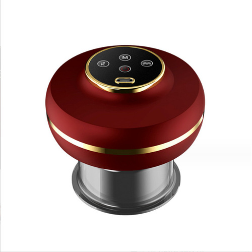 Electric scraping instrument, home smart vacuum cupping suction scraping massage device, breathing heating meridian unblocking massage machine