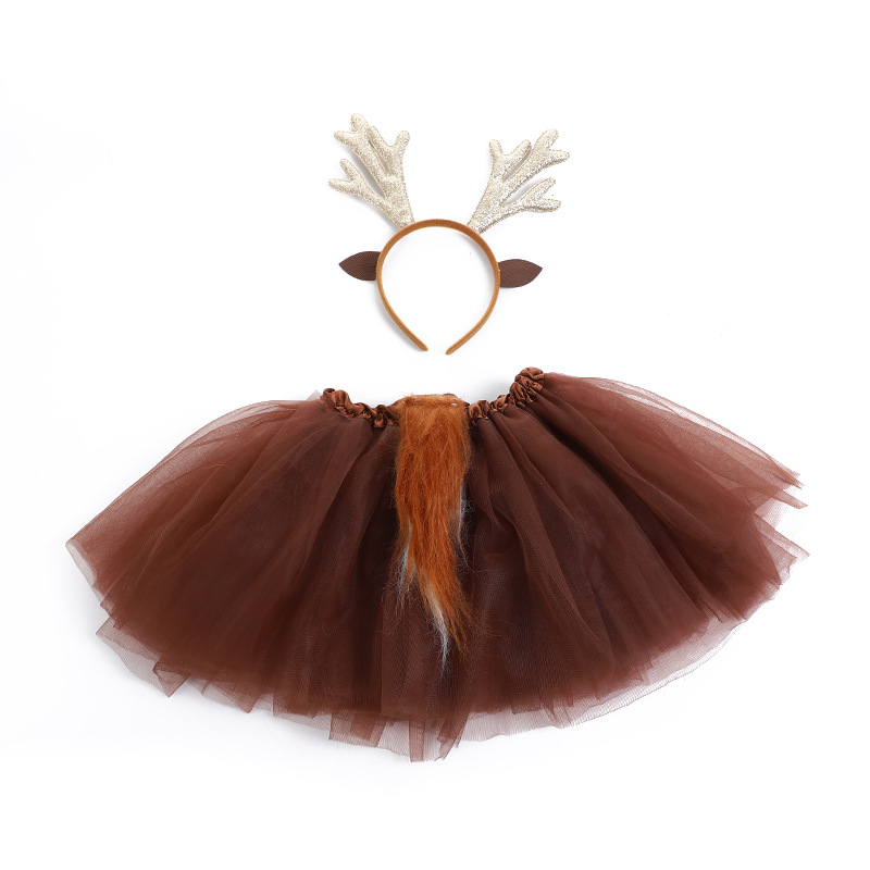 Halloween DE LOS NIÑOS rendimiento astas traje danza Tutu falda campana diadema Festival fiesta trajes