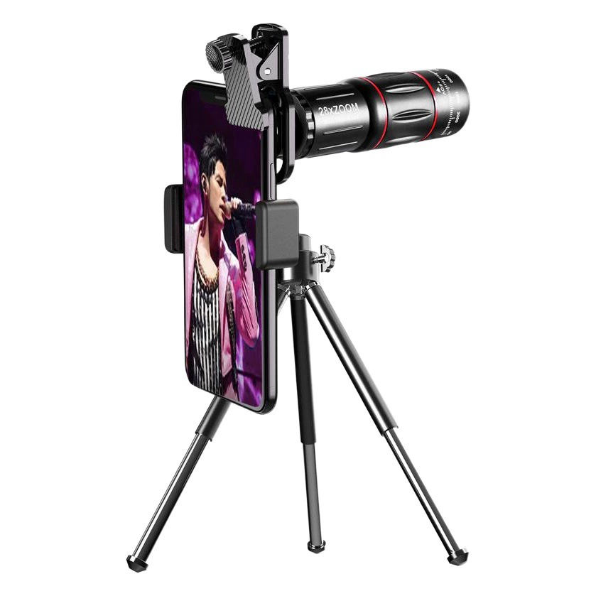 XYXD трансграничные взрывчатые вещества 28 раз мобильный телефон телескоп объектив концерт телефото HD объектив фото Внешняя камера