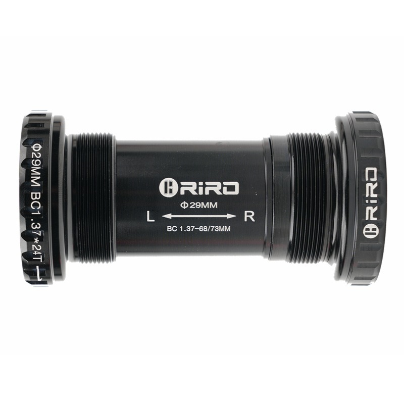 RIRO 自転車 DUB ボトムブラケット 29 ミリメートルペリン中空一休チェーンリングネジ式耐久性のあるベアリング BB68/73 ミリメートル|undefined