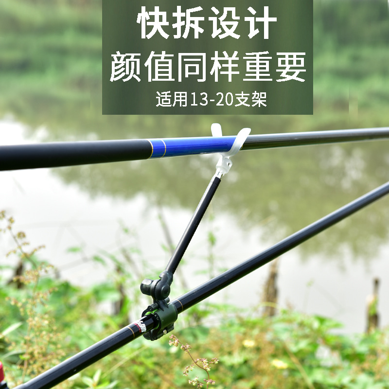 Universal Gun Mount Back-Mount Antenna Aluminum Alloy Anti-Slip Rod Holder & Non-Slip Bracket Accessories — All-Metal Fishing Rod Stand for Anglers
