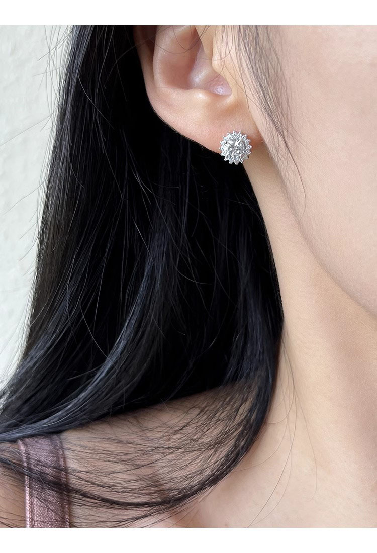1g Weight 925 Sterling Silver Ear Needle Material Ear Studs Classification 1 Pair Quantity Holiday, Daily Occasion 925 Sterling Silver Material Geometric Pattern All Seasons Season Women's Gender Polished Finish Elegant, Simple Style Style 1 Pair 925 Sterling Silver Geometric Ear Studs 4
