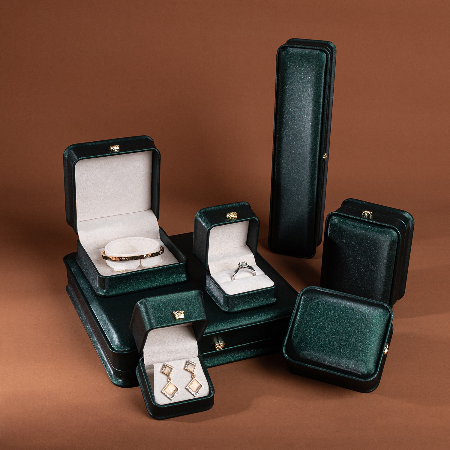 Star Yao facial corona cintura caja de embalaje de joyas de moda punto de inflamación propuesta de boda pulsera caja de anillos pulsera caja de collares de joyas