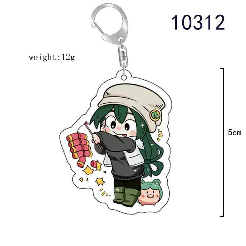 Acrylic Keychain (MHA) Chibi Character, Custom Size, Cute Double-Sided Charm