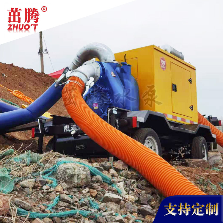 柴油抽水泵车 500立方米管道抽污泵 窨井维护自吸式污水泵车批