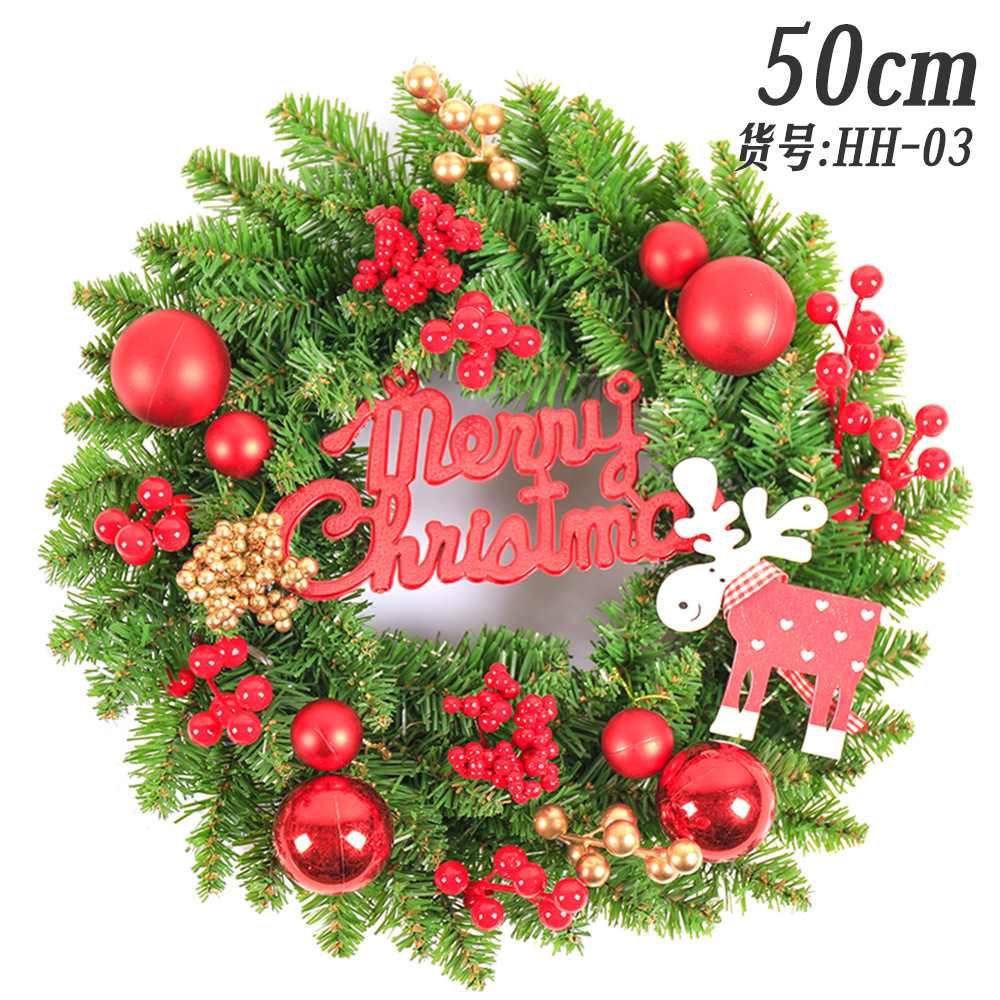 Amazon pop navideño coronas de vinas 30 / 40 / 50 / 60cm decoración de la puerta colgante escena árbol de Navidad