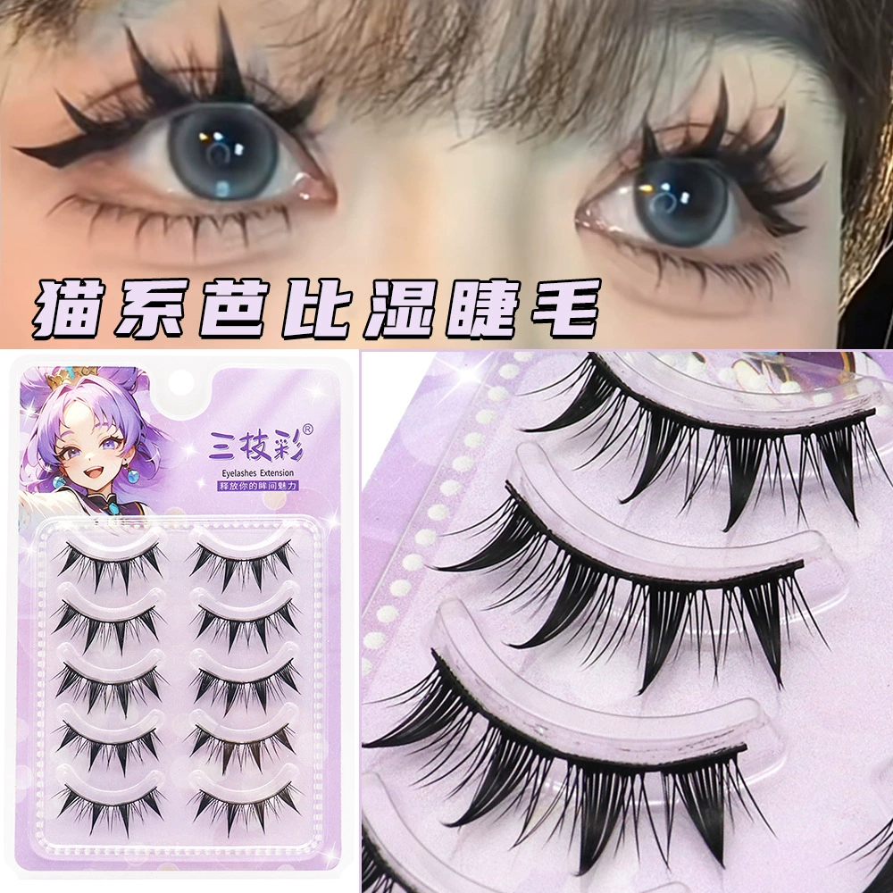 Comics for eyelashes to create double eyelids, dense eye pencil, cat's eye