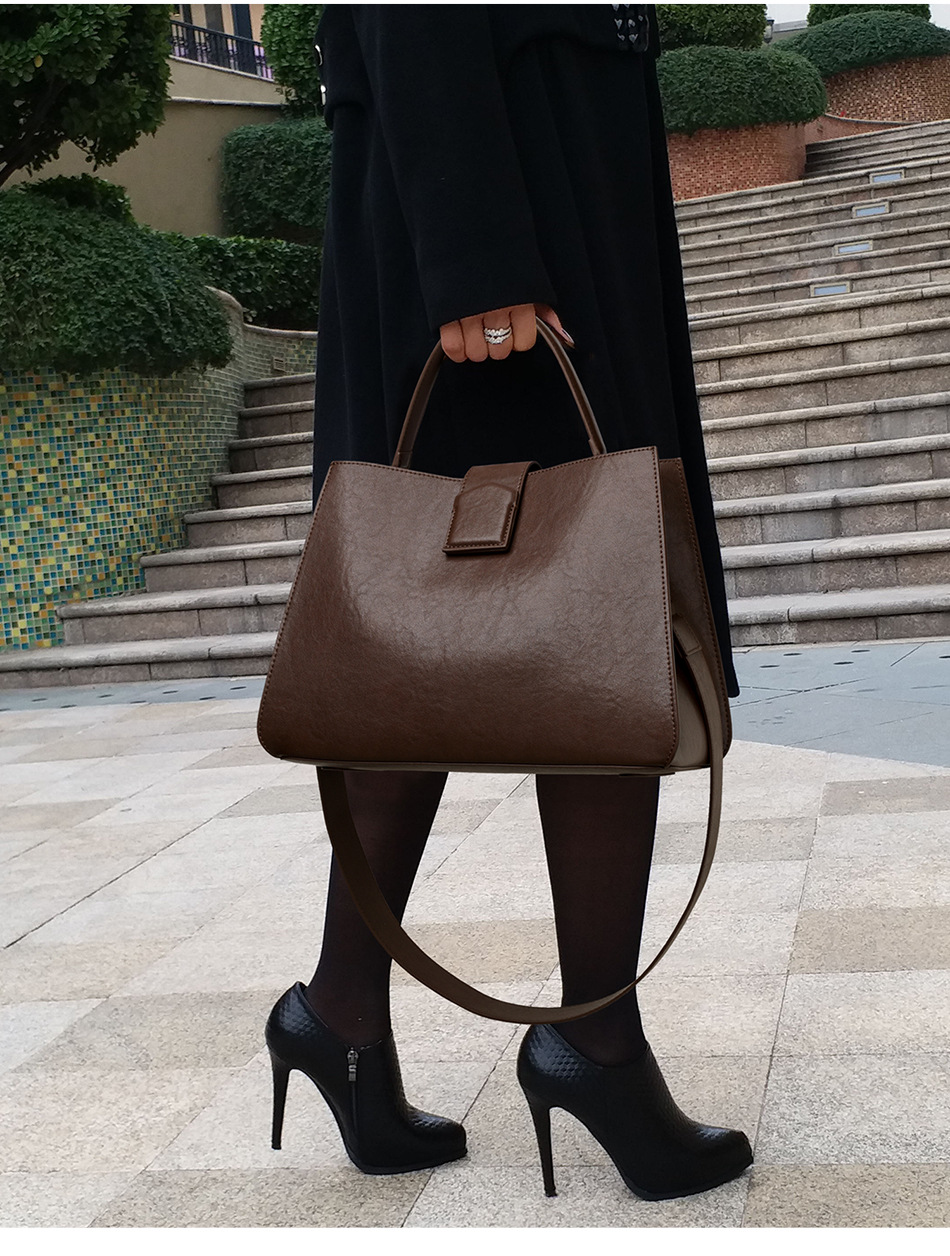 CCAMO Genuine Leather Women's Bag, High-end And Fashionable Single Shoulder Handbag, Autumn And Winter Bag, Women's Style_voghion.com