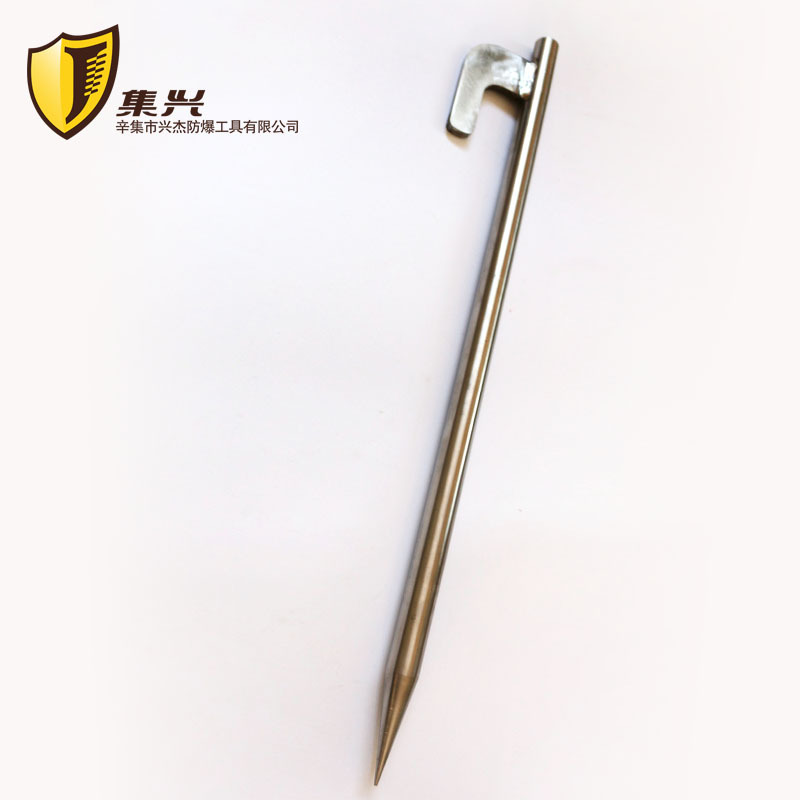 22*600mm帐篷钉304不锈钢帐篷接地钢钎弯耳可拴绳实心棒包邮