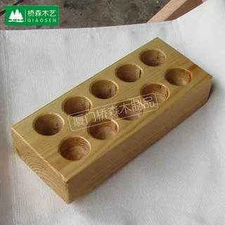 生产定制台历底座实木底座名片座宝石座原木支架旗杆座试管座摆件